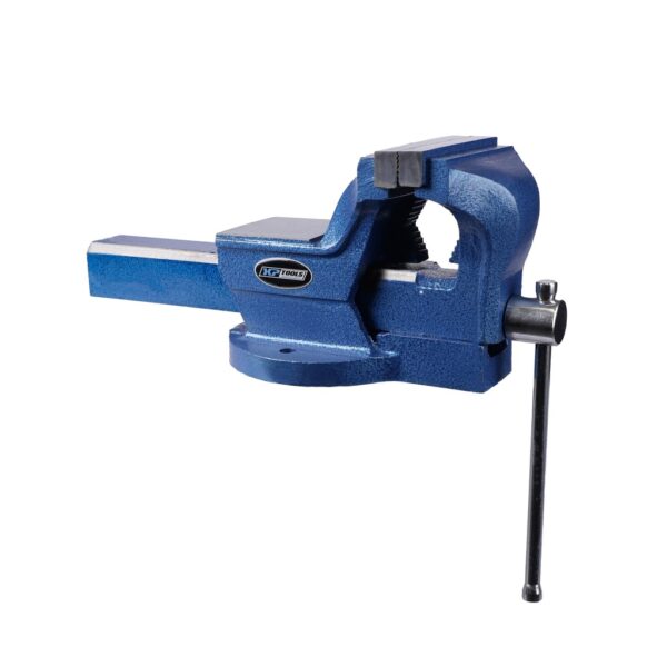 TM Bankschroef 100 mm gietijzer blauw