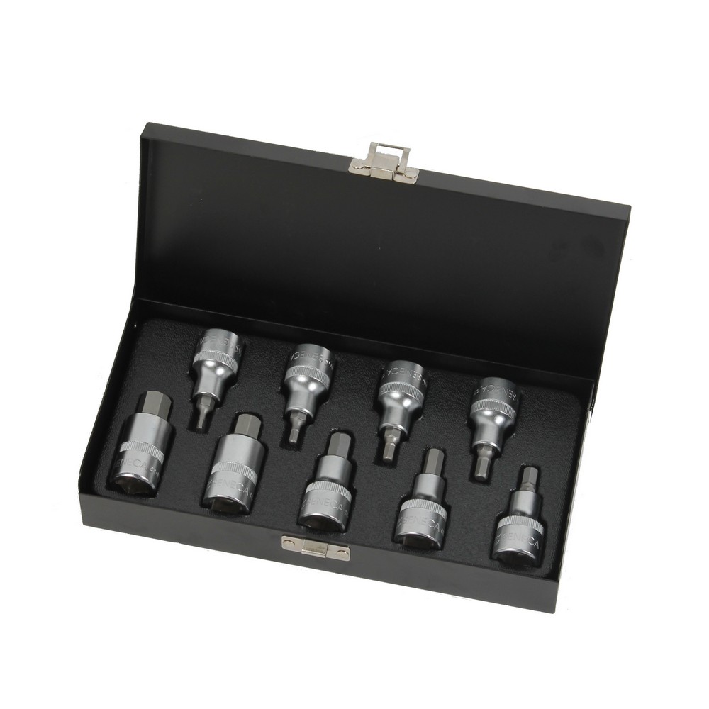 Inbusdoppenset 1/2" 9 delig