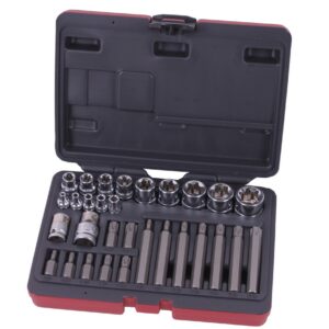 Torxdoppenset 1/4" 3/8" 1/2"