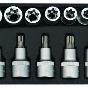Torxdoppenset 1/2" 16 delig