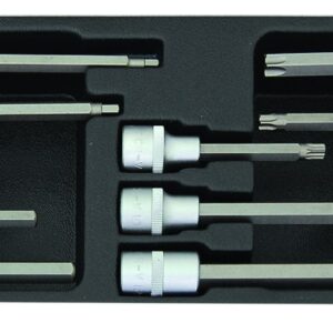 Torx spline en inbusdoppenset 1/2" 11 dlg