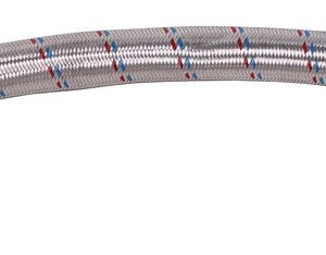 Flexibele metalen slang met bocht 100 cm lang